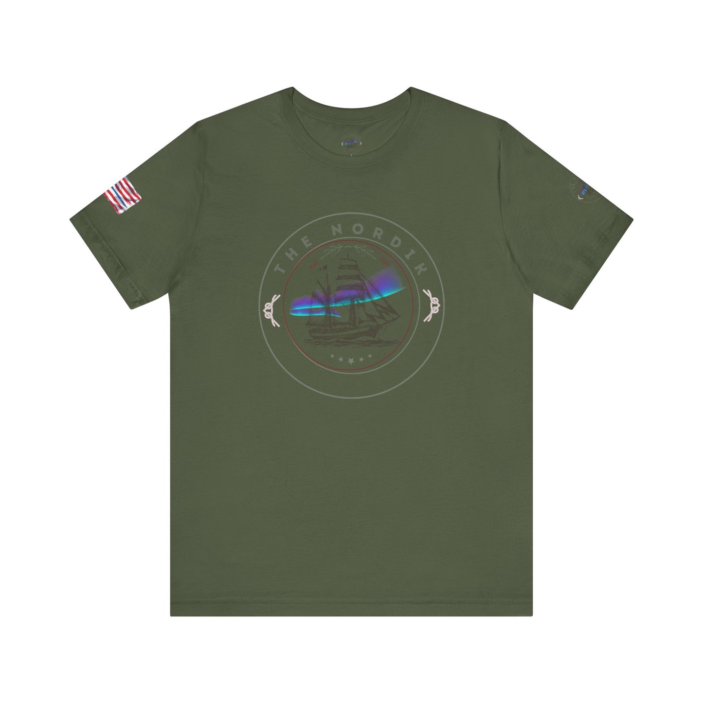 Our Shop Logo Sailor's Dream Short Sleeve Tee | Nautical Graphic T-shirt, Summer Tee, Casual Wear, Gift for Sailors, Coastal Style
