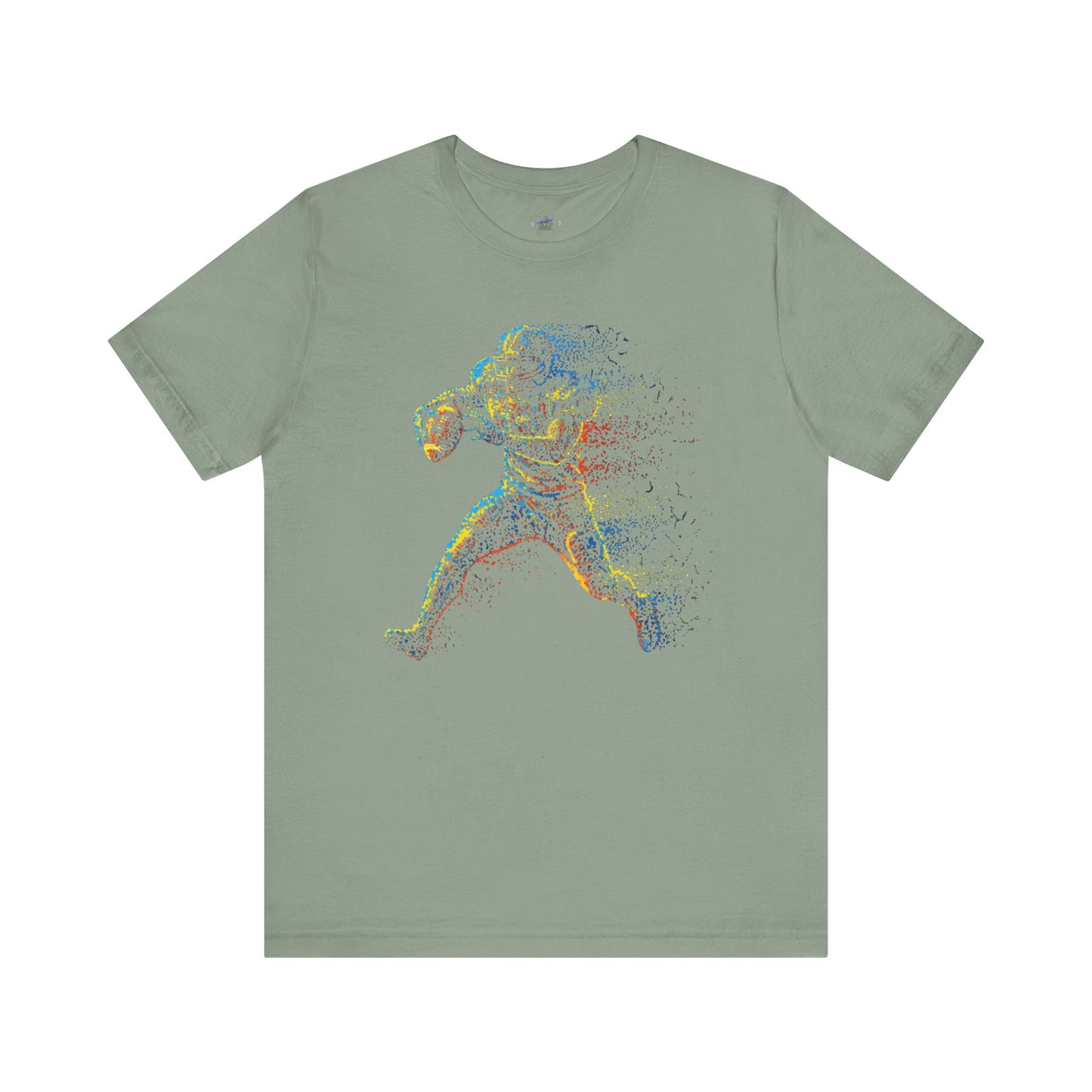 Day Dot Style Colorful Sports Football Action Tee, Perfect for Athletes, Fitness Enthusiasts, Gifts, Casual Wear, Game Day Shirt, Unisex Jersey T-Shirt