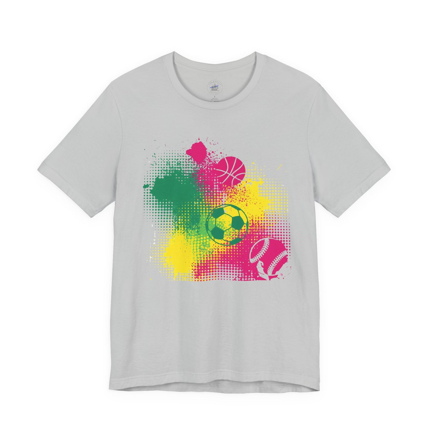 Day Dot Style Vibrant Sports Tee, Unisex Jersey Short Sleeve Shirt, Athletic Wear, Gift for Sports Lovers, Casual Everyday T-Shirt