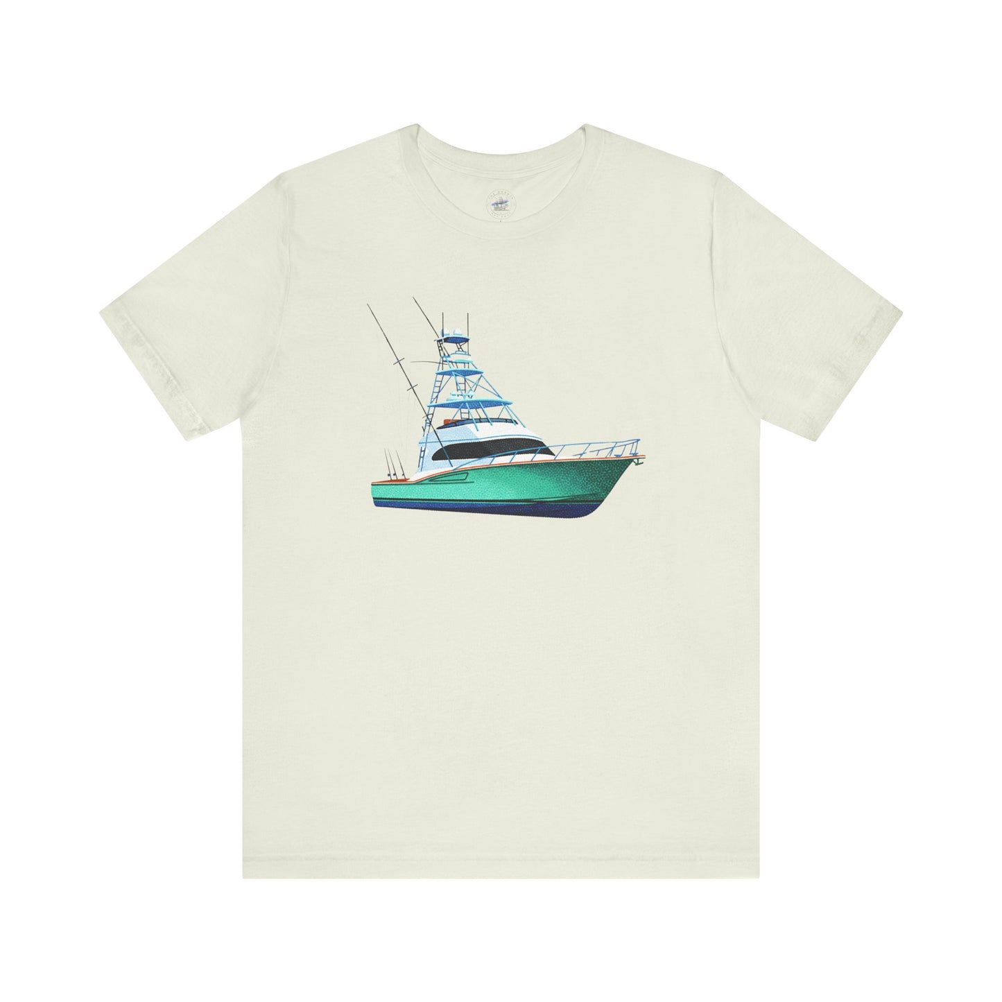 Day Dot Style Sport Fishing Boat Graphic Tee | Casual Apparel, Gift for Fishermen, Summer Style, Coastal Vibes, Outdoor Wear