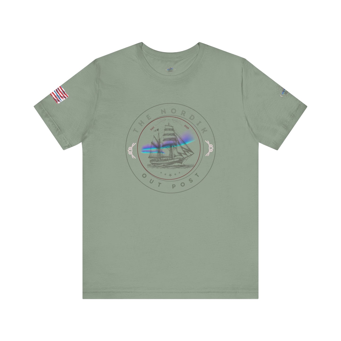 Our Shop Logo Sailor's Dream Short Sleeve Tee | Nautical Graphic T-shirt, Summer Tee, Casual Wear, Gift for Sailors, Coastal Style