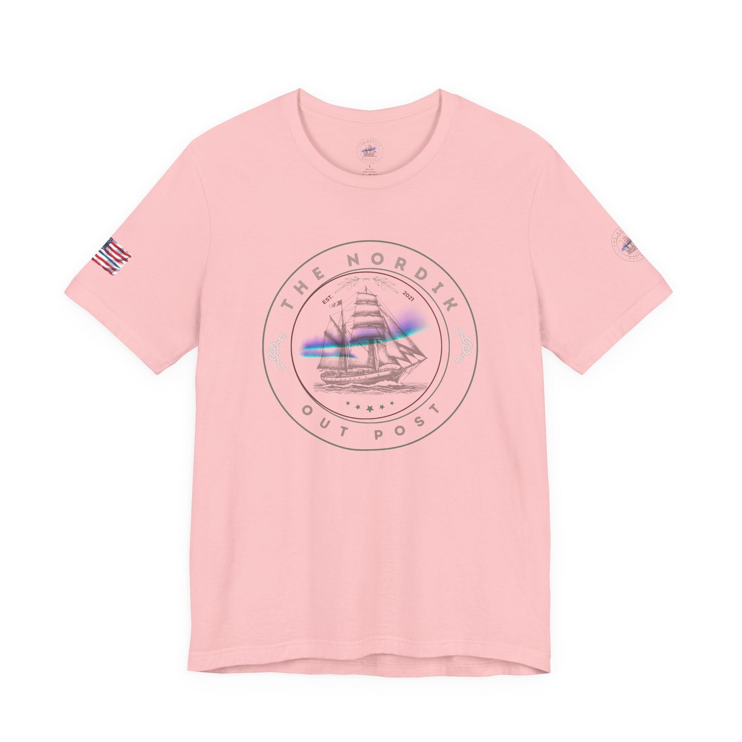 Our Shop Logo Sailor's Dream Short Sleeve Tee | Nautical Graphic T-shirt, Summer Tee, Casual Wear, Gift for Sailors, Coastal Style