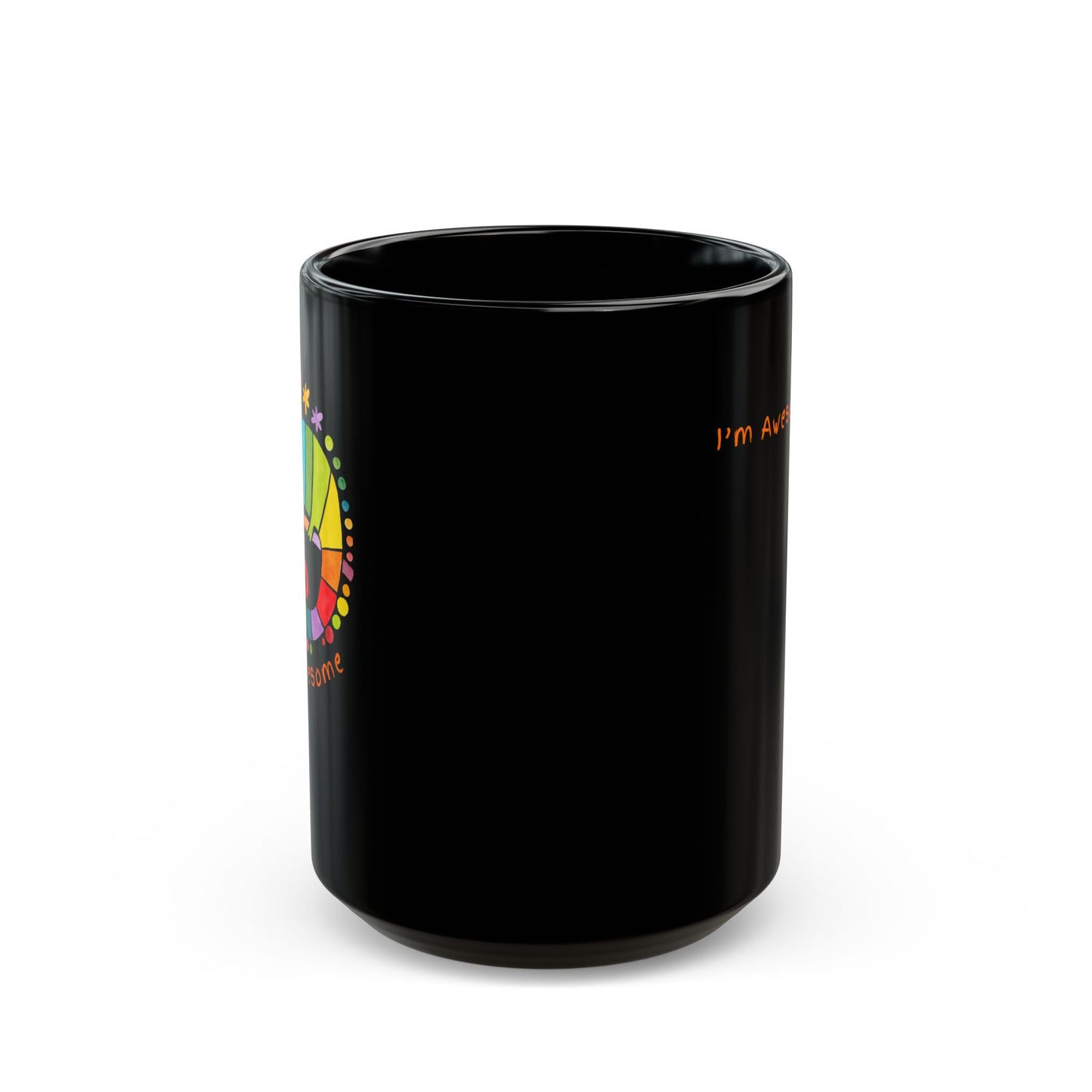 Awesome Black Mug for Coffee Lovers | Gift for Friends, Inspirational Quote, Fun Humor Mug, Perfect for Birthdays, Celebrations