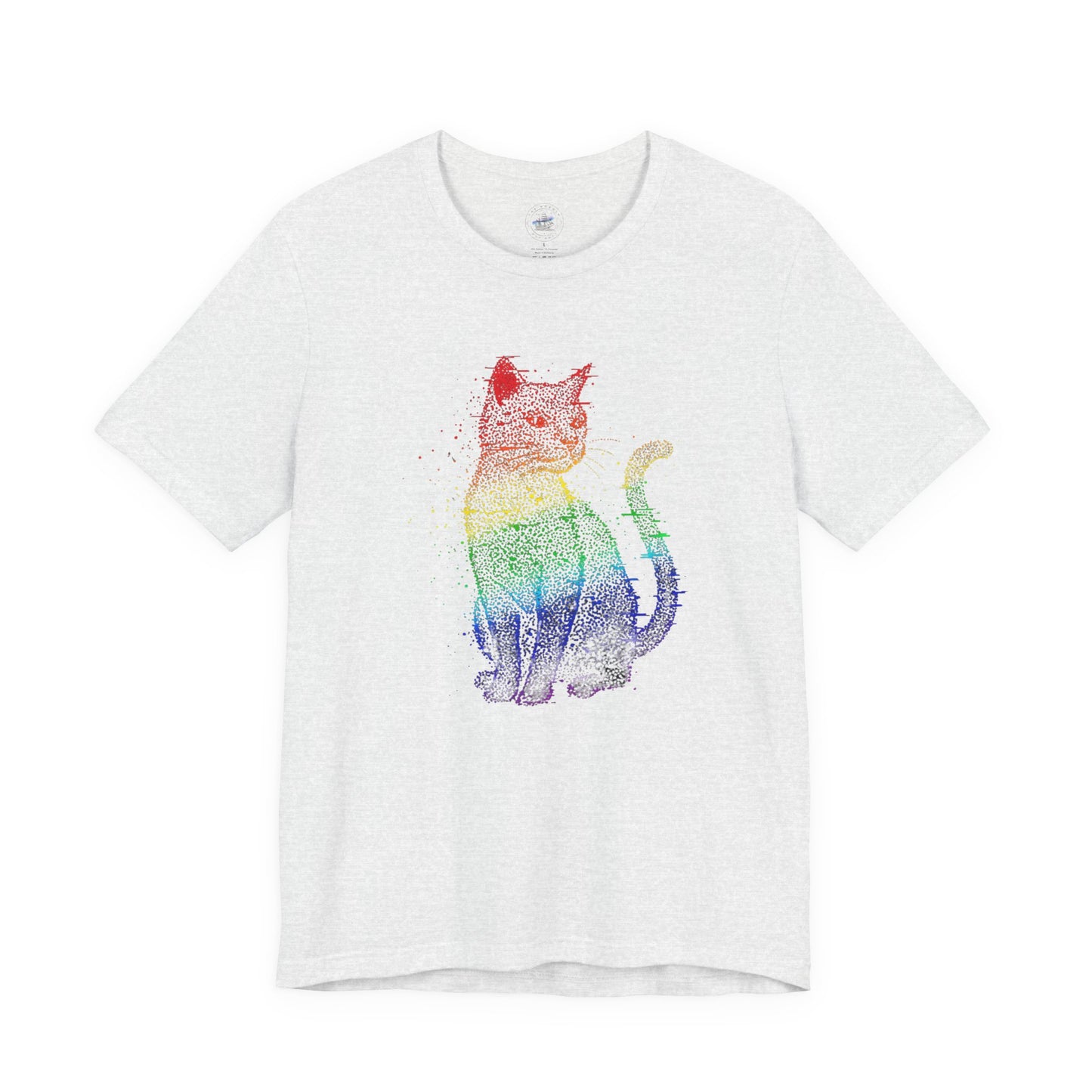 Cat Day Dot style Graphic Tee