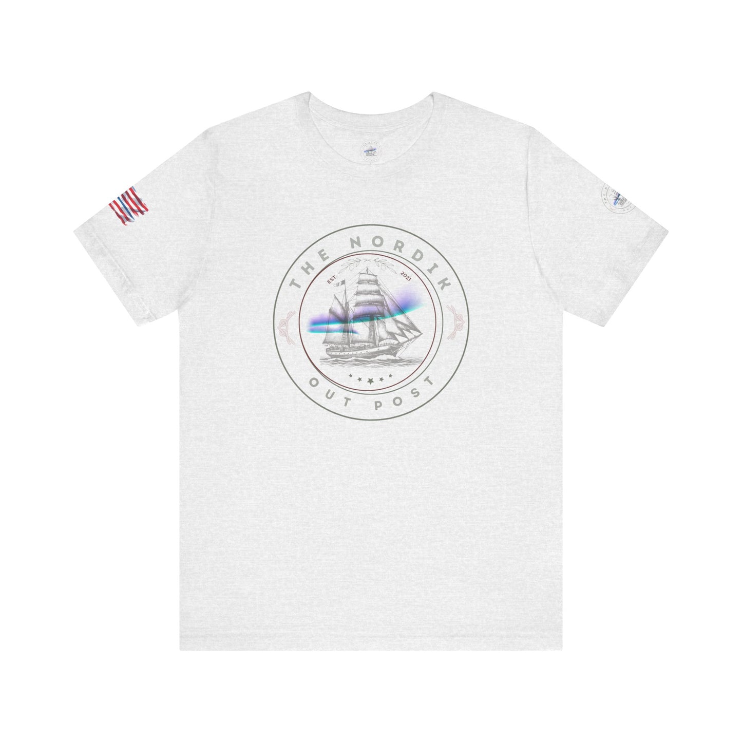 Our Shop Logo Sailor's Dream Short Sleeve Tee | Nautical Graphic T-shirt, Summer Tee, Casual Wear, Gift for Sailors, Coastal Style