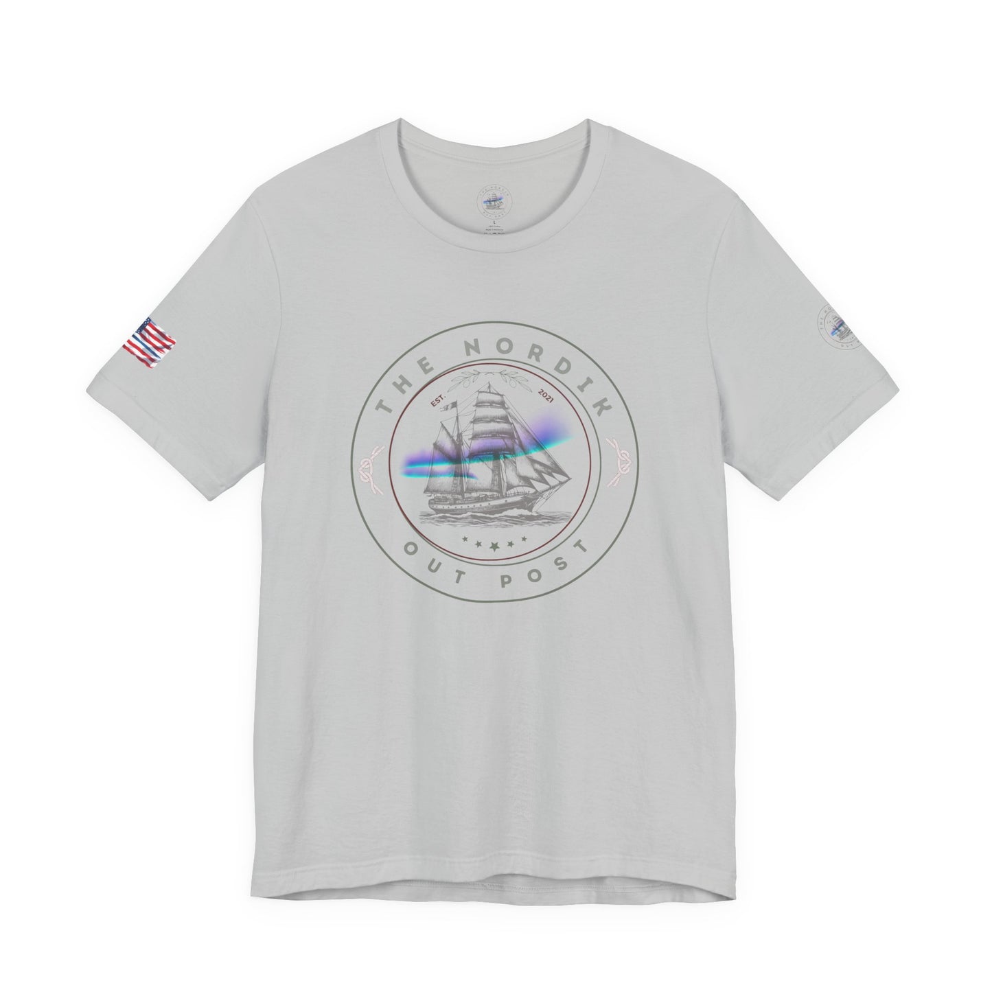 Our Shop Logo Sailor's Dream Short Sleeve Tee | Nautical Graphic T-shirt, Summer Tee, Casual Wear, Gift for Sailors, Coastal Style