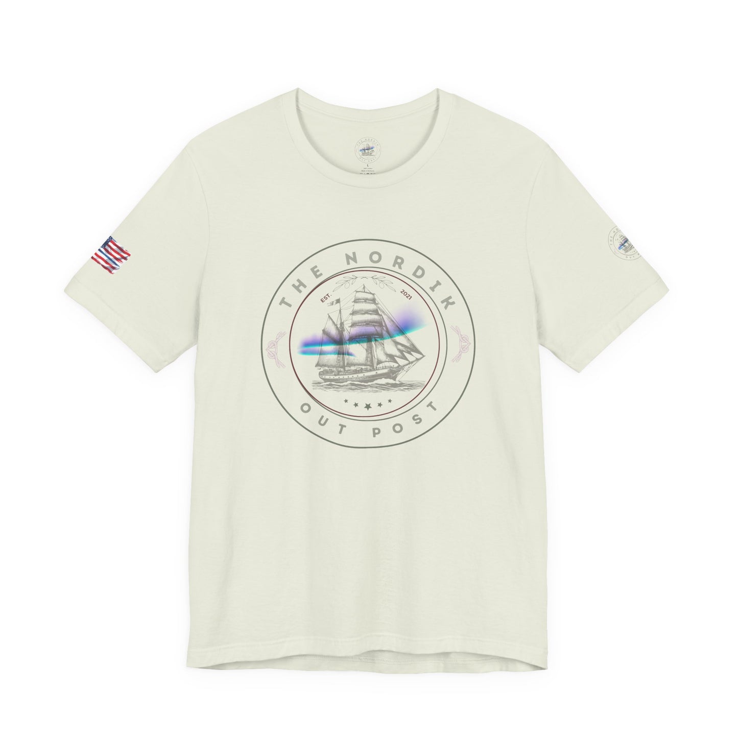 Our Shop Logo Sailor's Dream Short Sleeve Tee | Nautical Graphic T-shirt, Summer Tee, Casual Wear, Gift for Sailors, Coastal Style