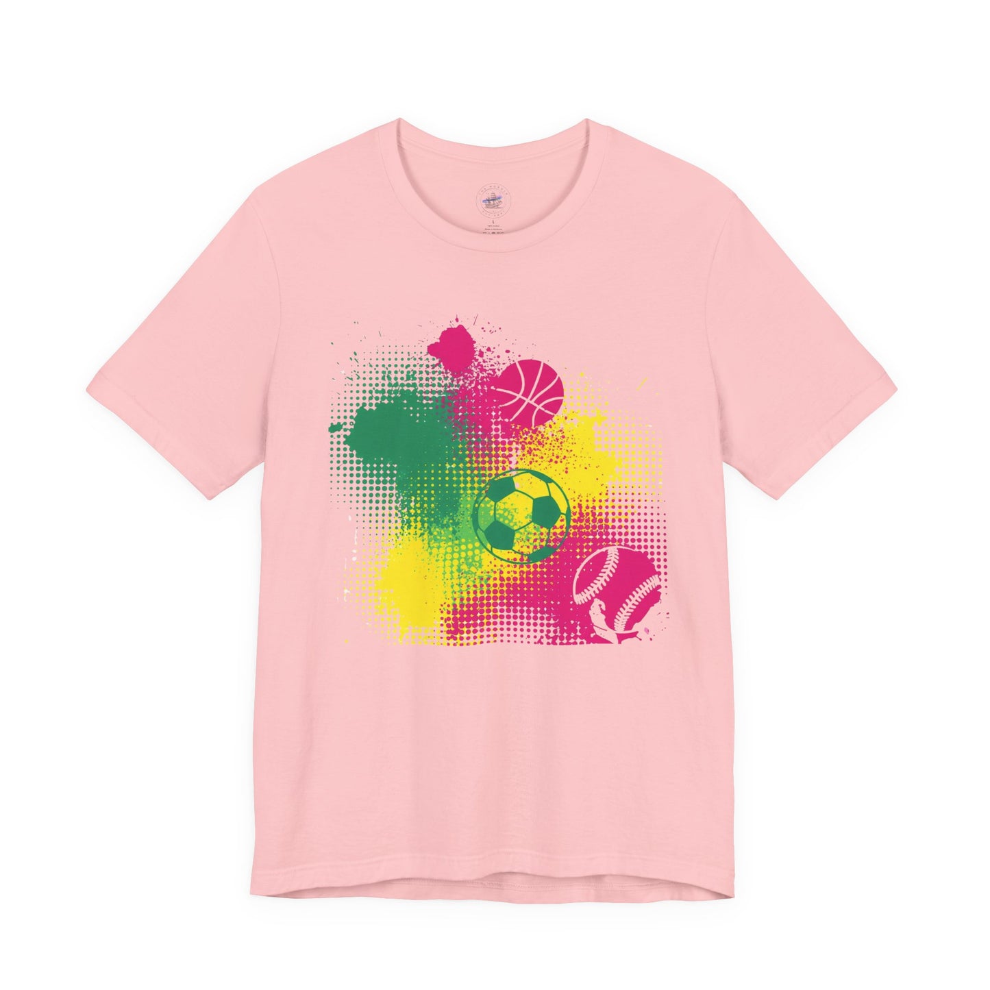 Day Dot Style Vibrant Sports Tee, Unisex Jersey Short Sleeve Shirt, Athletic Wear, Gift for Sports Lovers, Casual Everyday T-Shirt