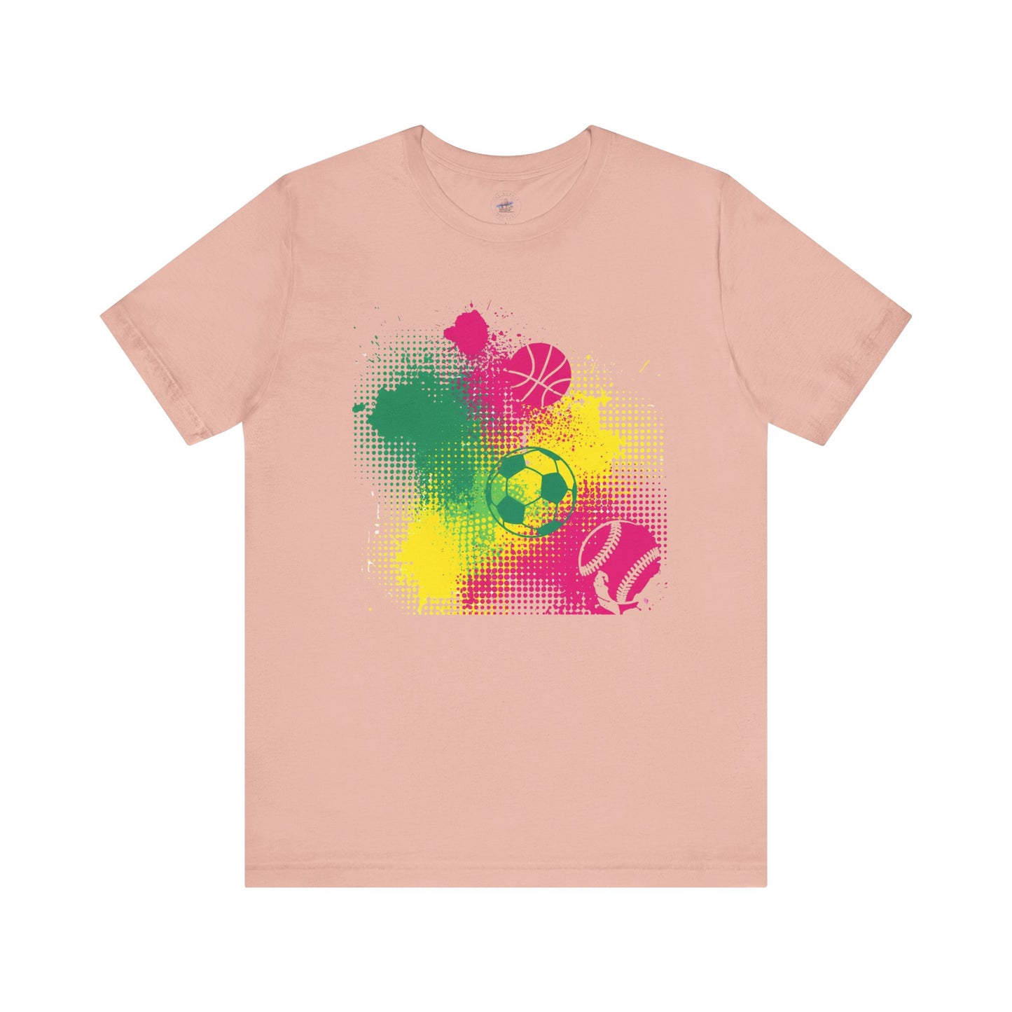 Day Dot Style Vibrant Sports Tee, Unisex Jersey Short Sleeve Shirt, Athletic Wear, Gift for Sports Lovers, Casual Everyday T-Shirt
