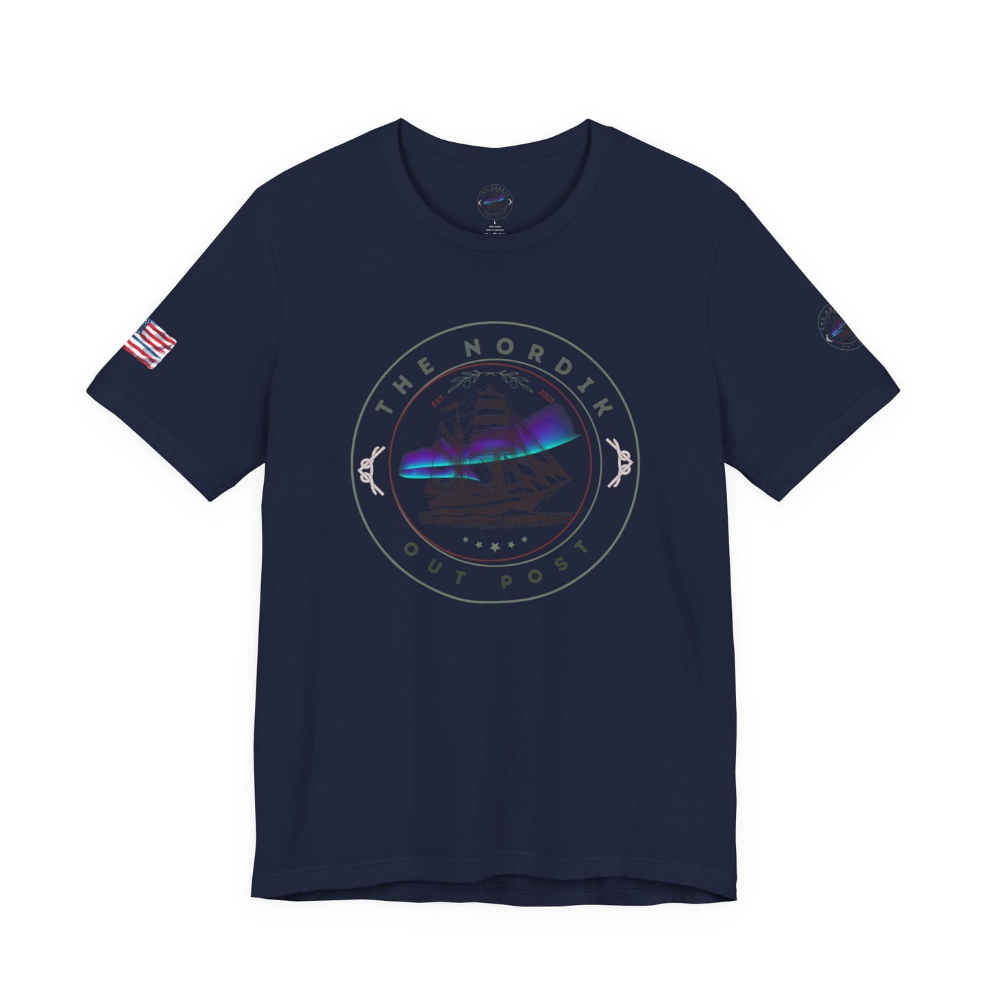 Our Shop Logo Sailor's Dream Short Sleeve Tee | Nautical Graphic T-shirt, Summer Tee, Casual Wear, Gift for Sailors, Coastal Style