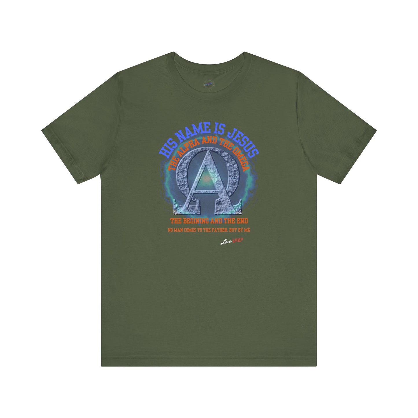 Nordik OutPost-Faith-Based Unisex Jersey Tee | 'His Name is Jesus' Design