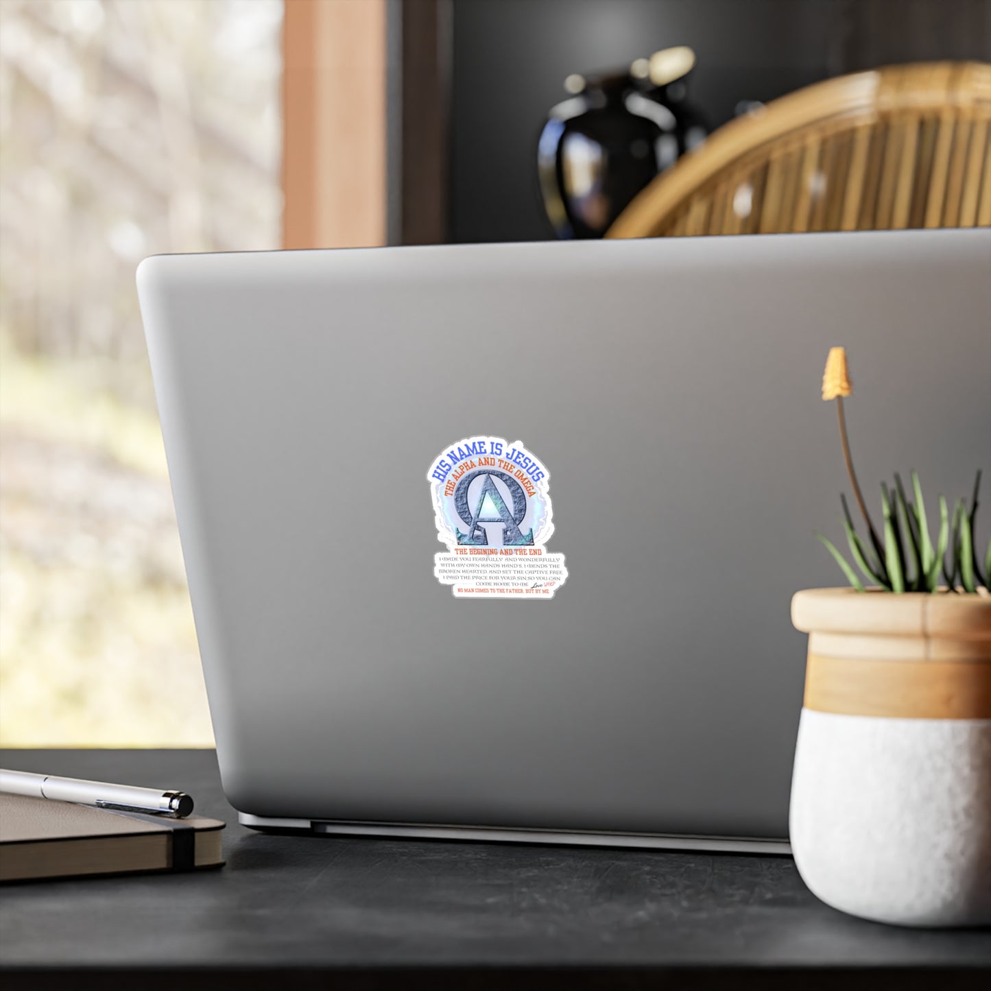 Nordik OutPost-Inspirational Jesus Vinyl Decals Set - Faith-Based Wall Art & Stickers