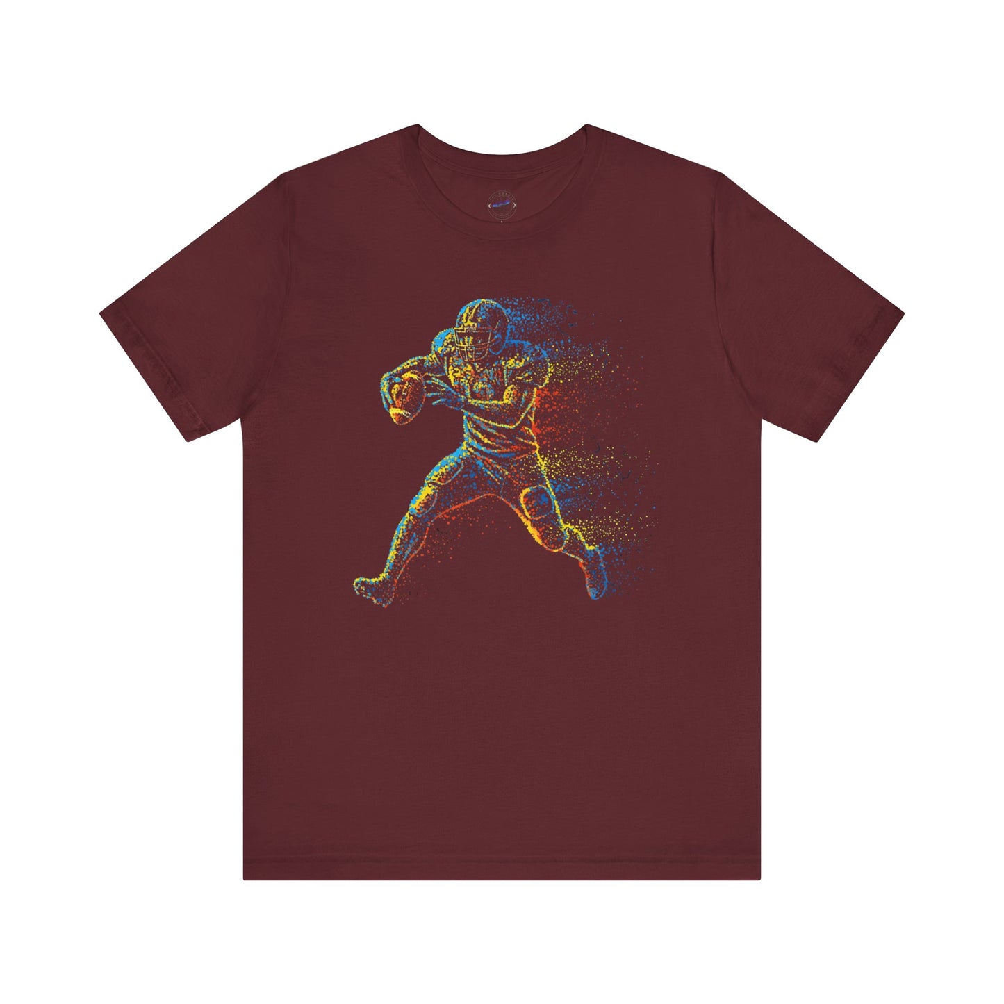 Day Dot Style Colorful Sports Football Action Tee, Perfect for Athletes, Fitness Enthusiasts, Gifts, Casual Wear, Game Day Shirt, Unisex Jersey T-Shirt