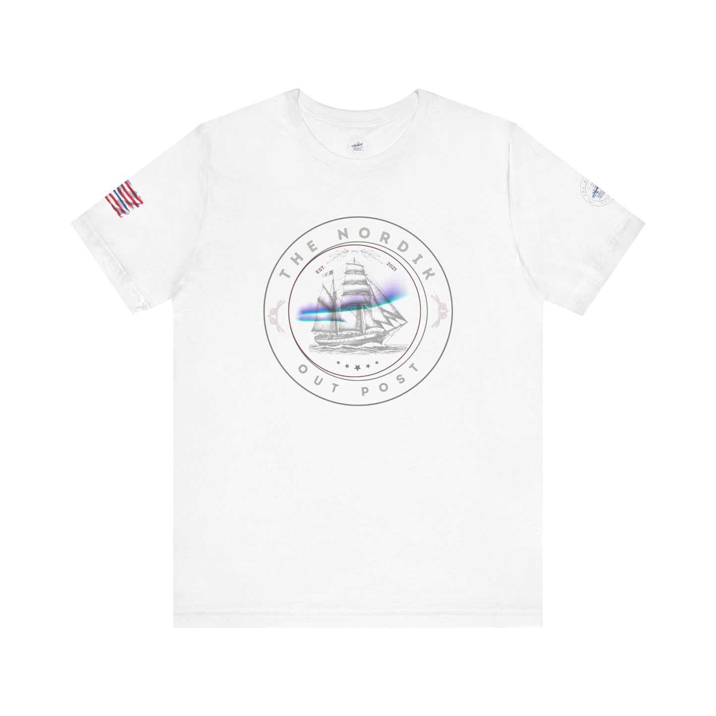 Our Shop Logo Sailor's Dream Short Sleeve Tee | Nautical Graphic T-shirt, Summer Tee, Casual Wear, Gift for Sailors, Coastal Style