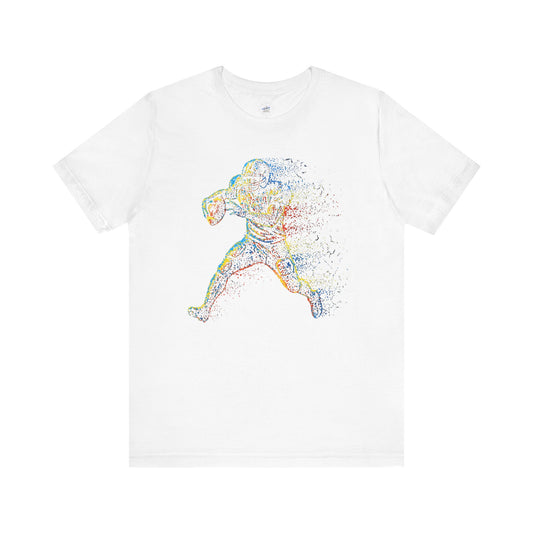 Day Dot Style Colorful Sports Football Action Tee, Perfect for Athletes, Fitness Enthusiasts, Gifts, Casual Wear, Game Day Shirt, Unisex Jersey T-Shirt