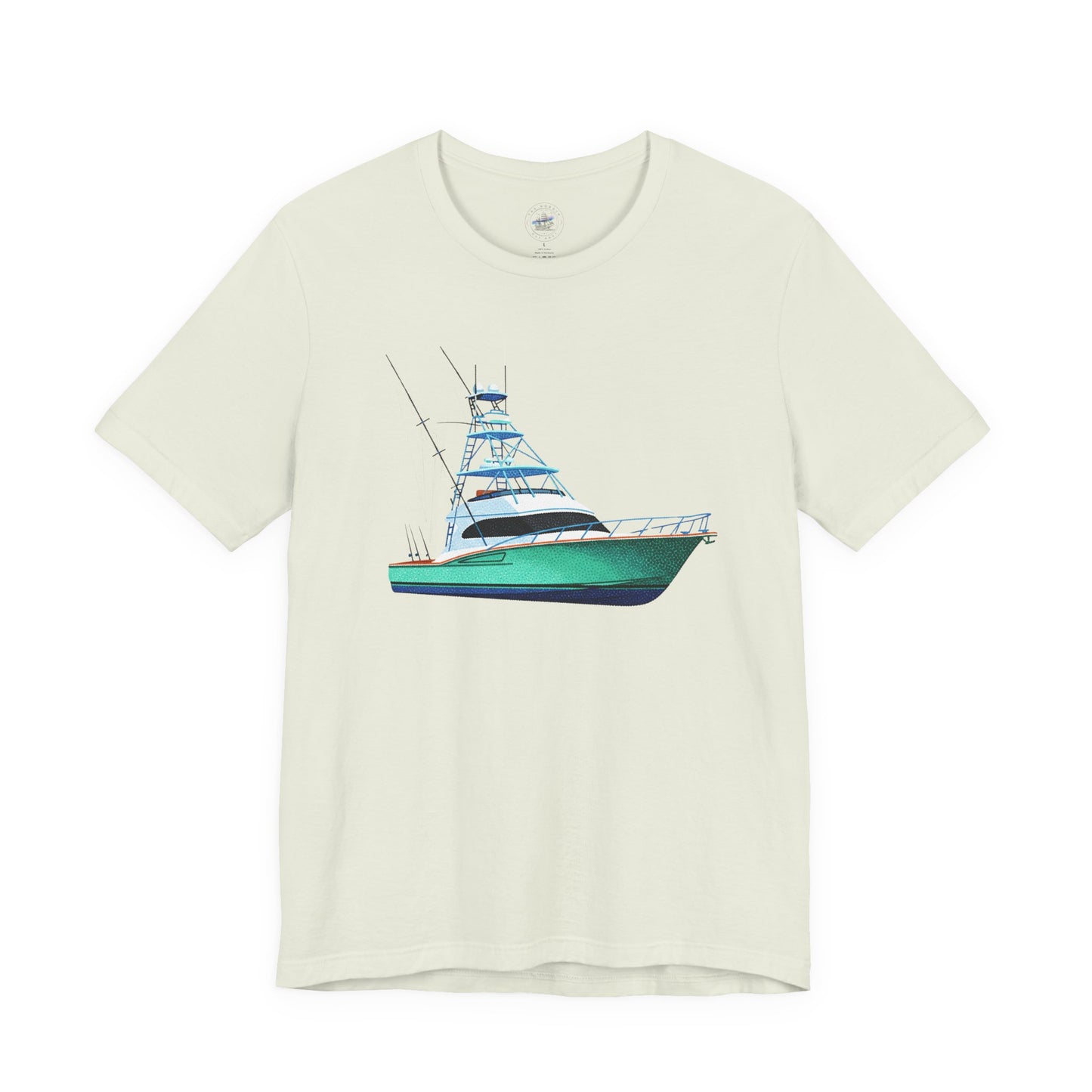 Day Dot Style Sport Fishing Boat Graphic Tee | Casual Apparel, Gift for Fishermen, Summer Style, Coastal Vibes, Outdoor Wear