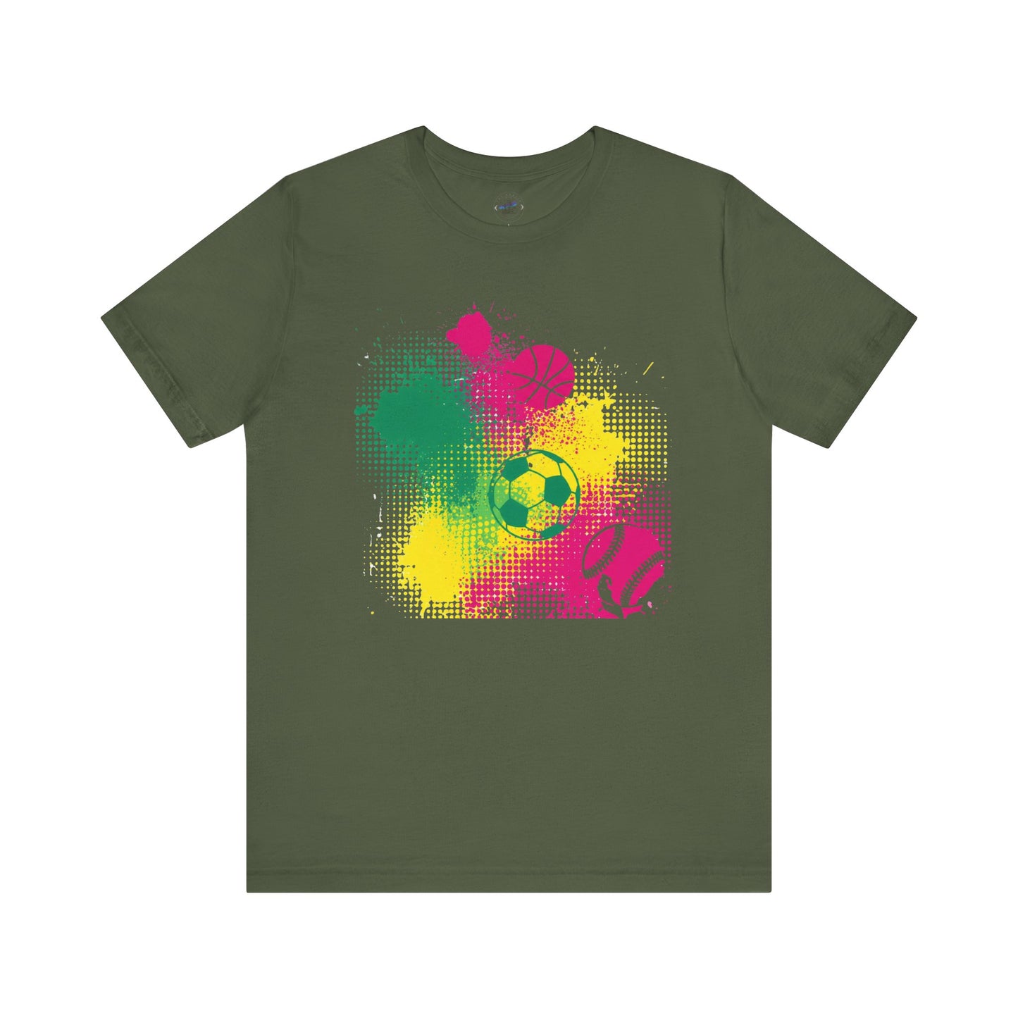 Day Dot Style Vibrant Sports Tee, Unisex Jersey Short Sleeve Shirt, Athletic Wear, Gift for Sports Lovers, Casual Everyday T-Shirt