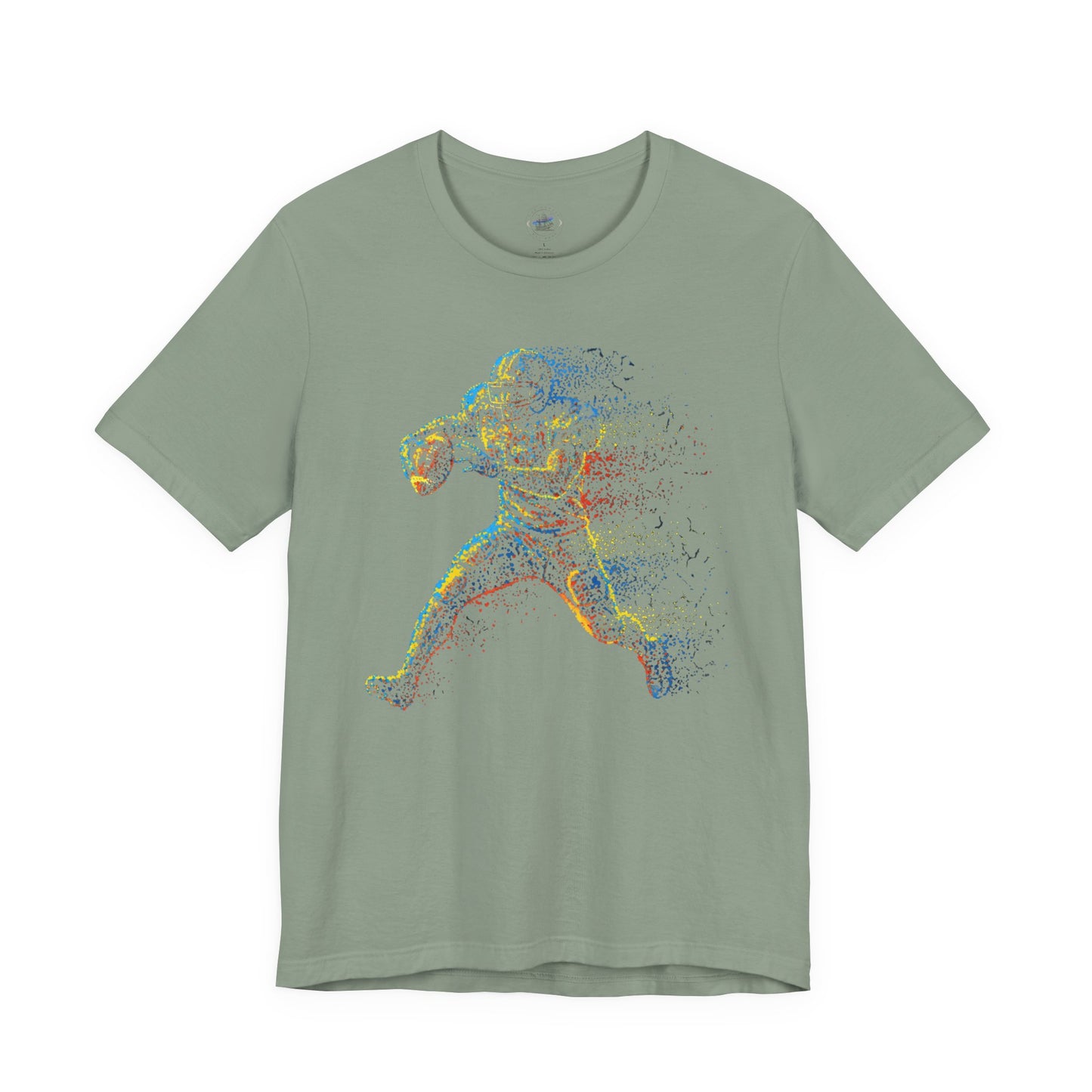 Day Dot Style Colorful Sports Football Action Tee, Perfect for Athletes, Fitness Enthusiasts, Gifts, Casual Wear, Game Day Shirt, Unisex Jersey T-Shirt