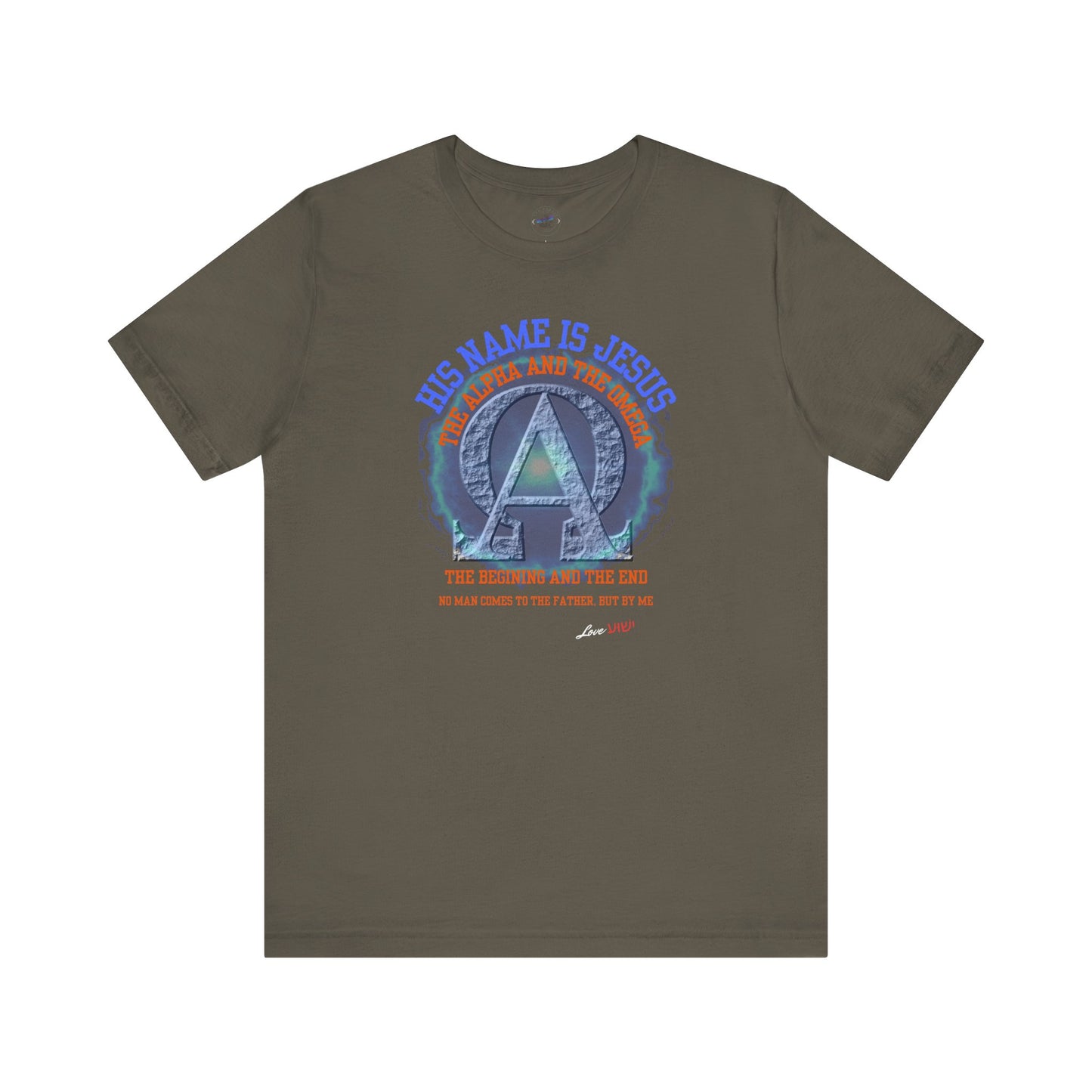 Nordik OutPost-Faith-Based Unisex Jersey Tee | 'His Name is Jesus' Design