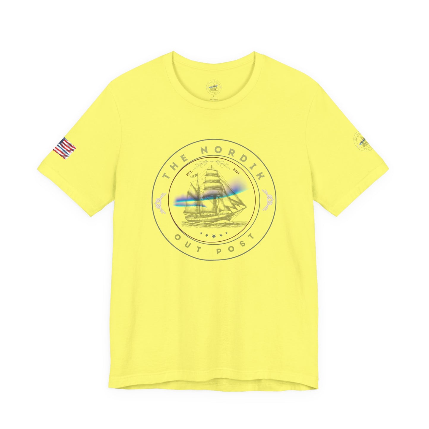 Our Shop Logo Sailor's Dream Short Sleeve Tee | Nautical Graphic T-shirt, Summer Tee, Casual Wear, Gift for Sailors, Coastal Style