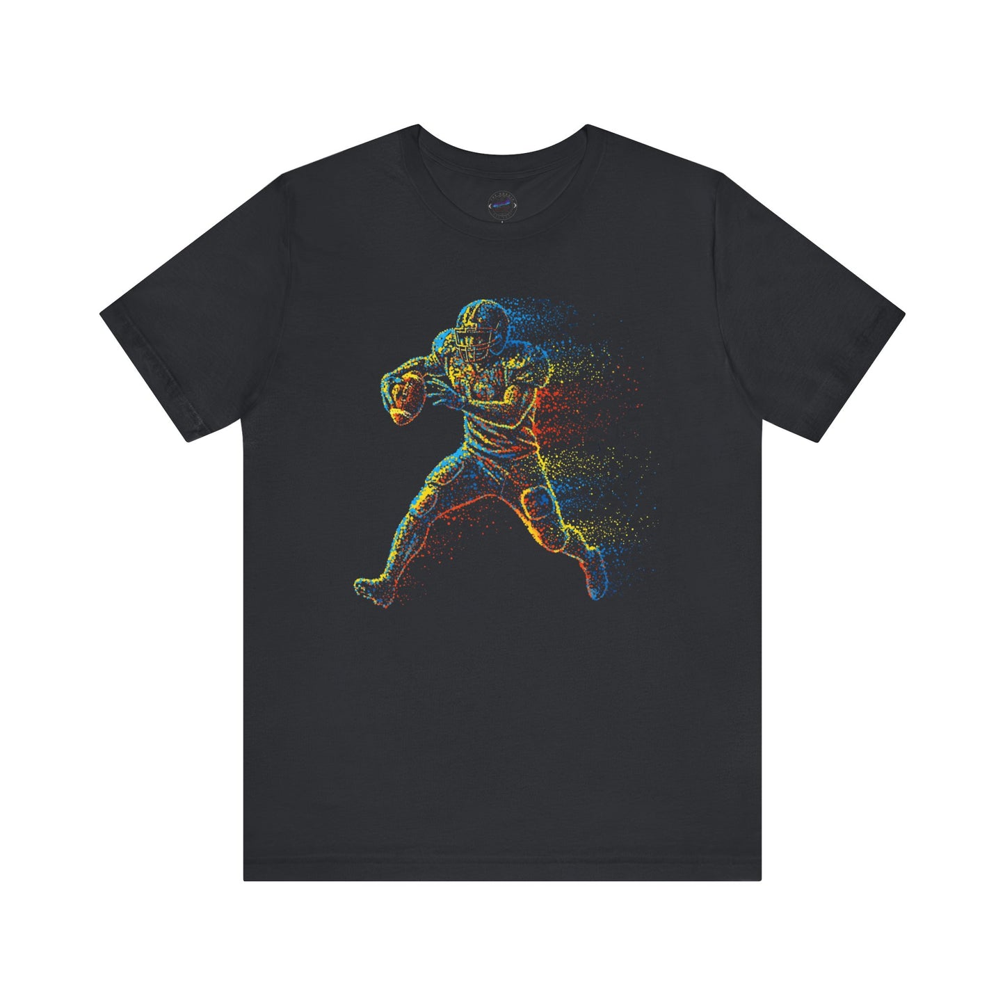 Day Dot Style Colorful Sports Football Action Tee, Perfect for Athletes, Fitness Enthusiasts, Gifts, Casual Wear, Game Day Shirt, Unisex Jersey T-Shirt