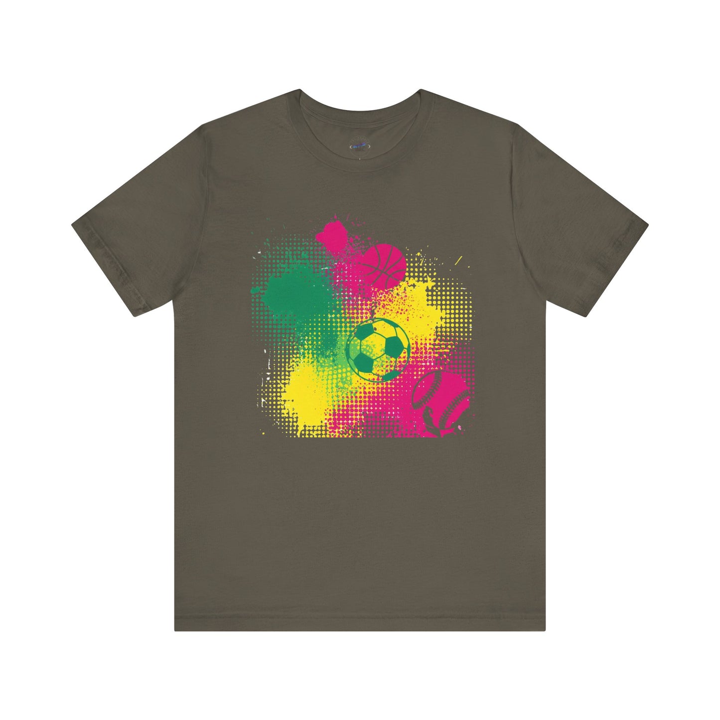 Day Dot Style Vibrant Sports Tee, Unisex Jersey Short Sleeve Shirt, Athletic Wear, Gift for Sports Lovers, Casual Everyday T-Shirt