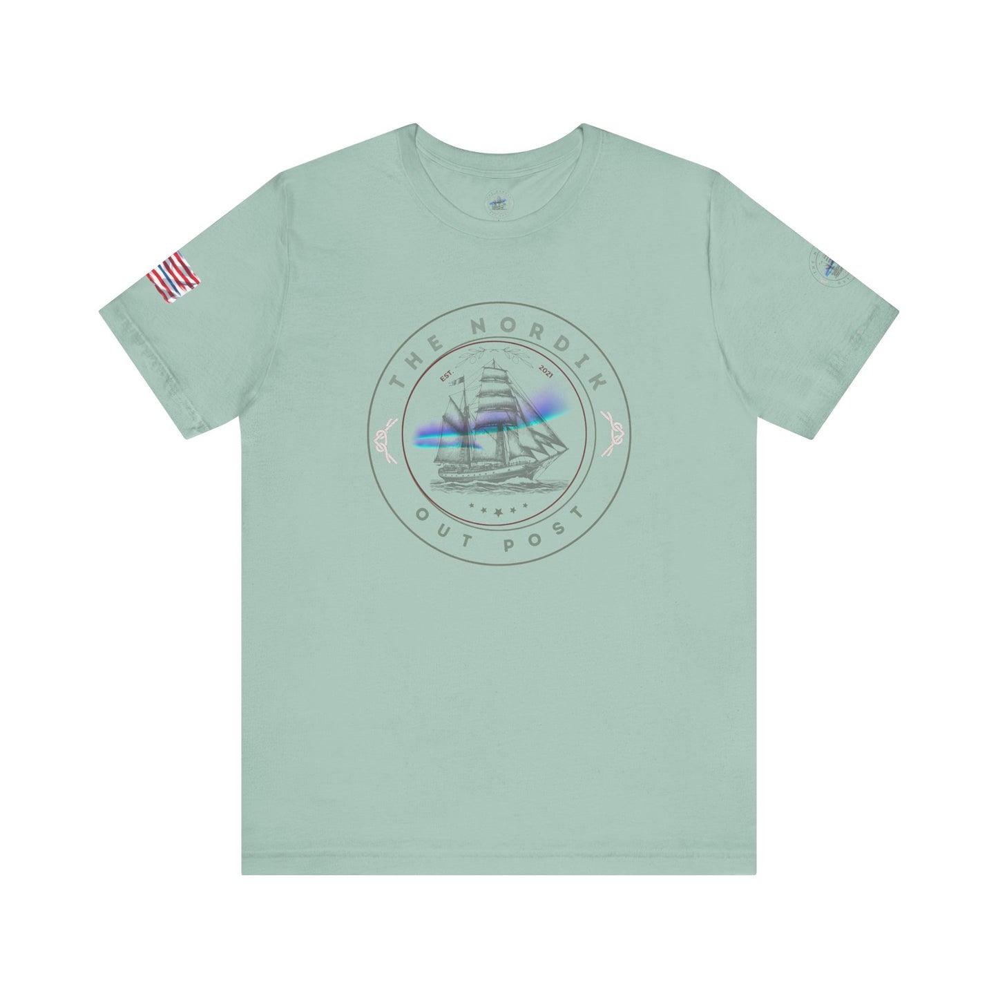 Our Shop Logo Sailor's Dream Short Sleeve Tee | Nautical Graphic T-shirt, Summer Tee, Casual Wear, Gift for Sailors, Coastal Style