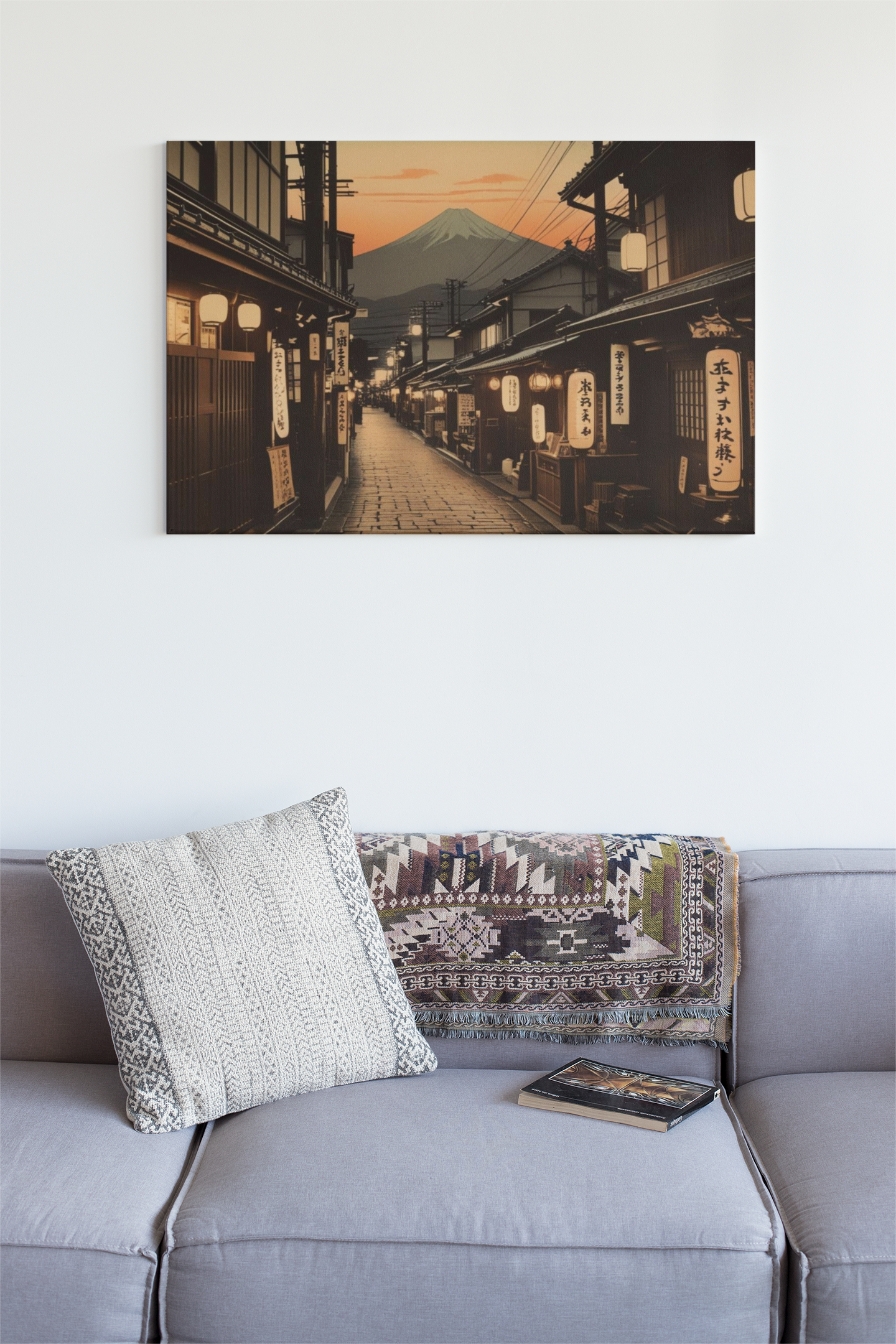 Canvas Print - Serene Mount Fugi Japanese Landscape Art - Home Decor