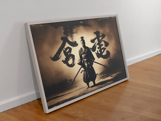 Canvas Print - Samurai Art, Asian Inspired Home Décor