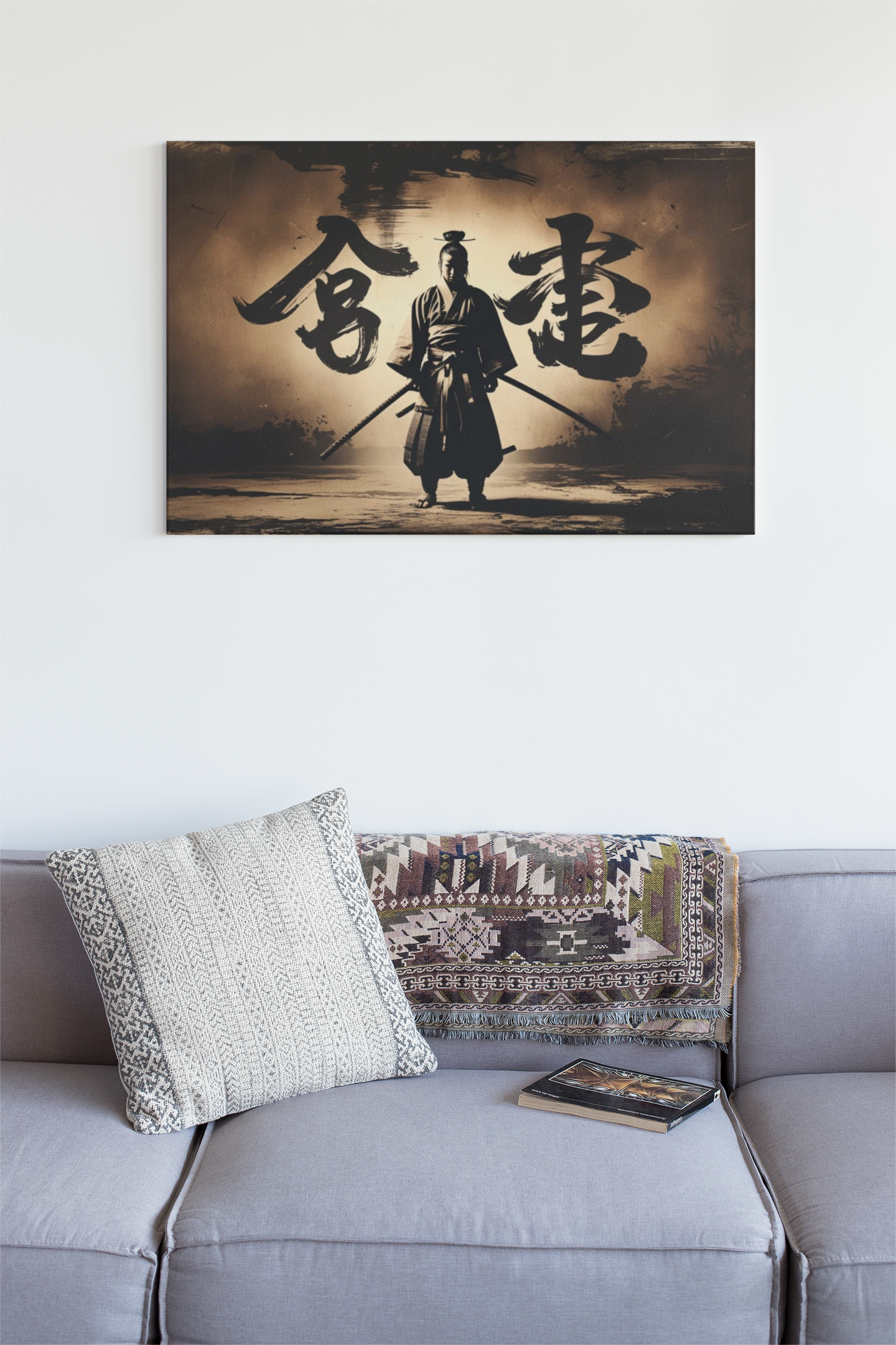 Canvas Print - Samurai Art, Asian Inspired Home Décor