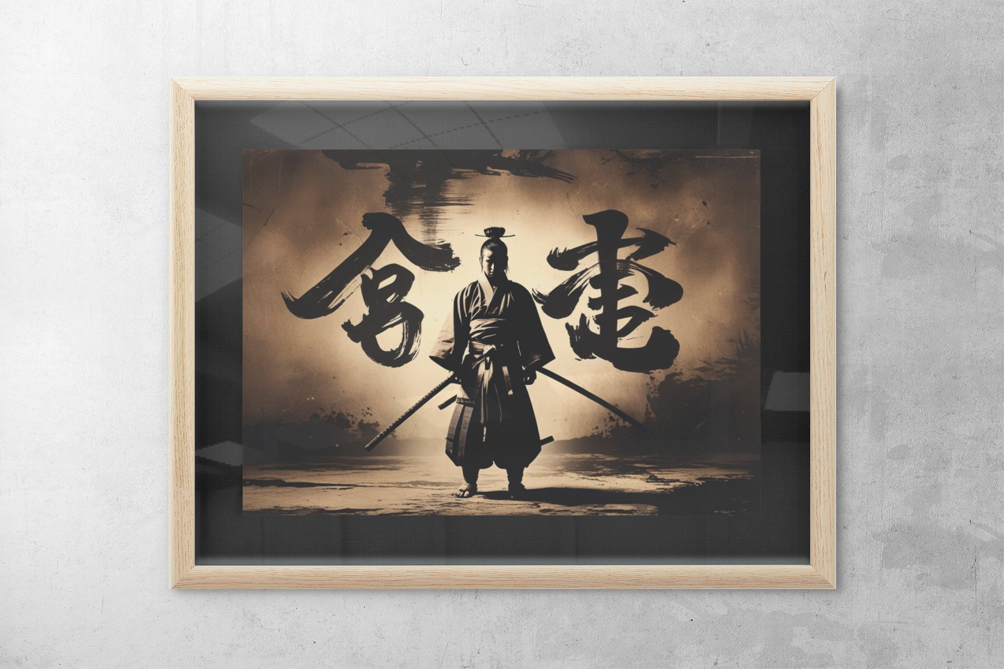 Canvas Print - Samurai Art, Asian Inspired Home Décor