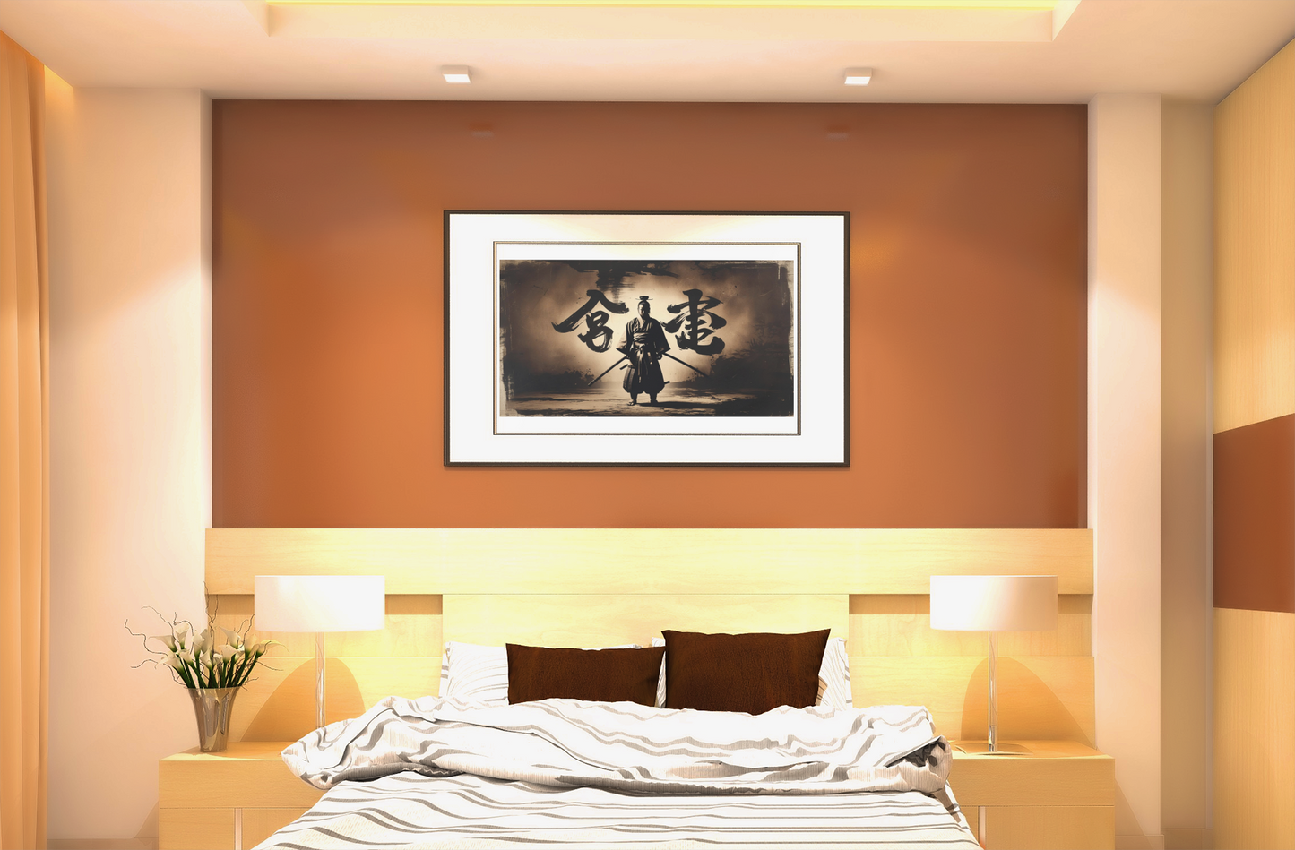 Canvas Print - Samurai Art, Asian Inspired Home Décor