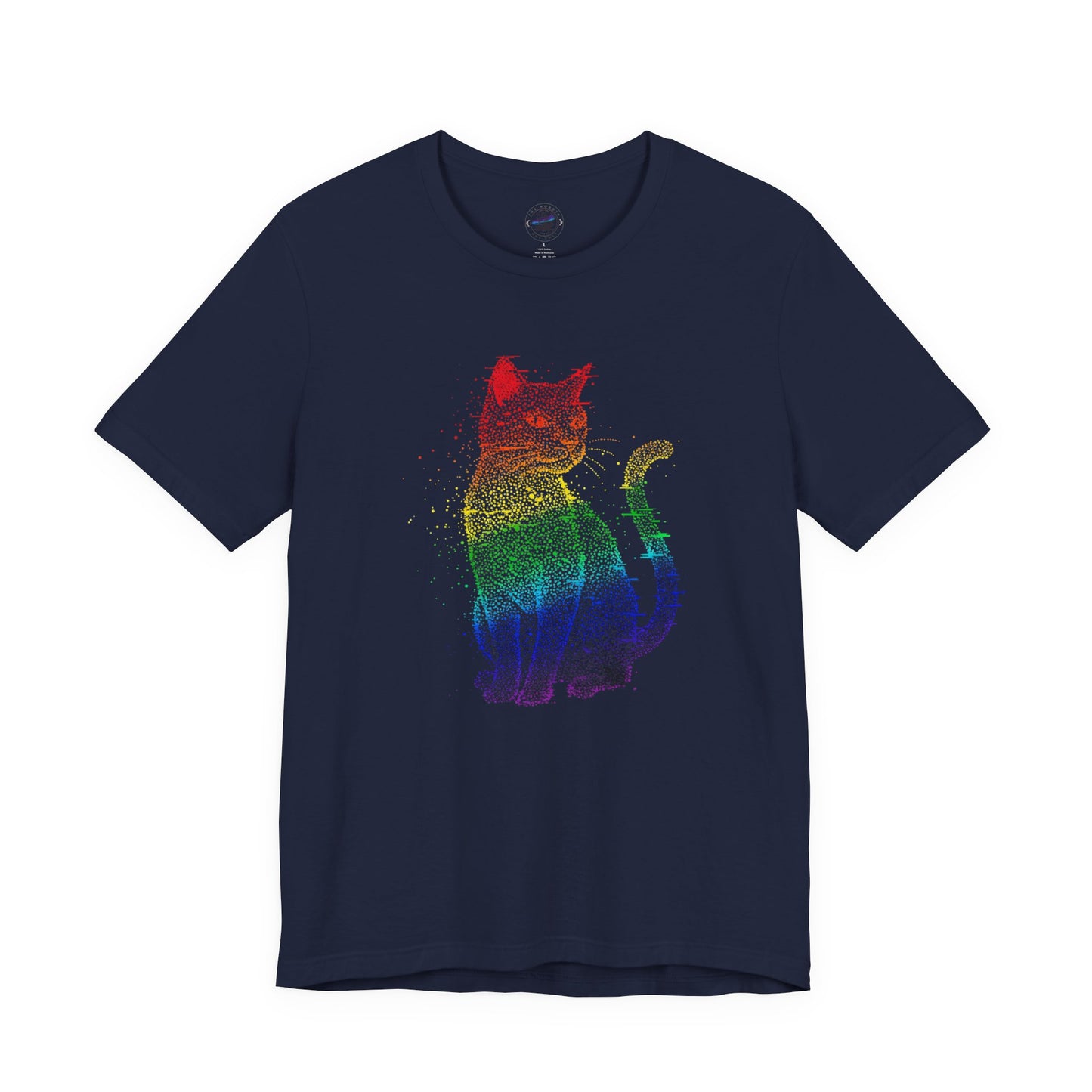 Cat Day Dot style Graphic Tee