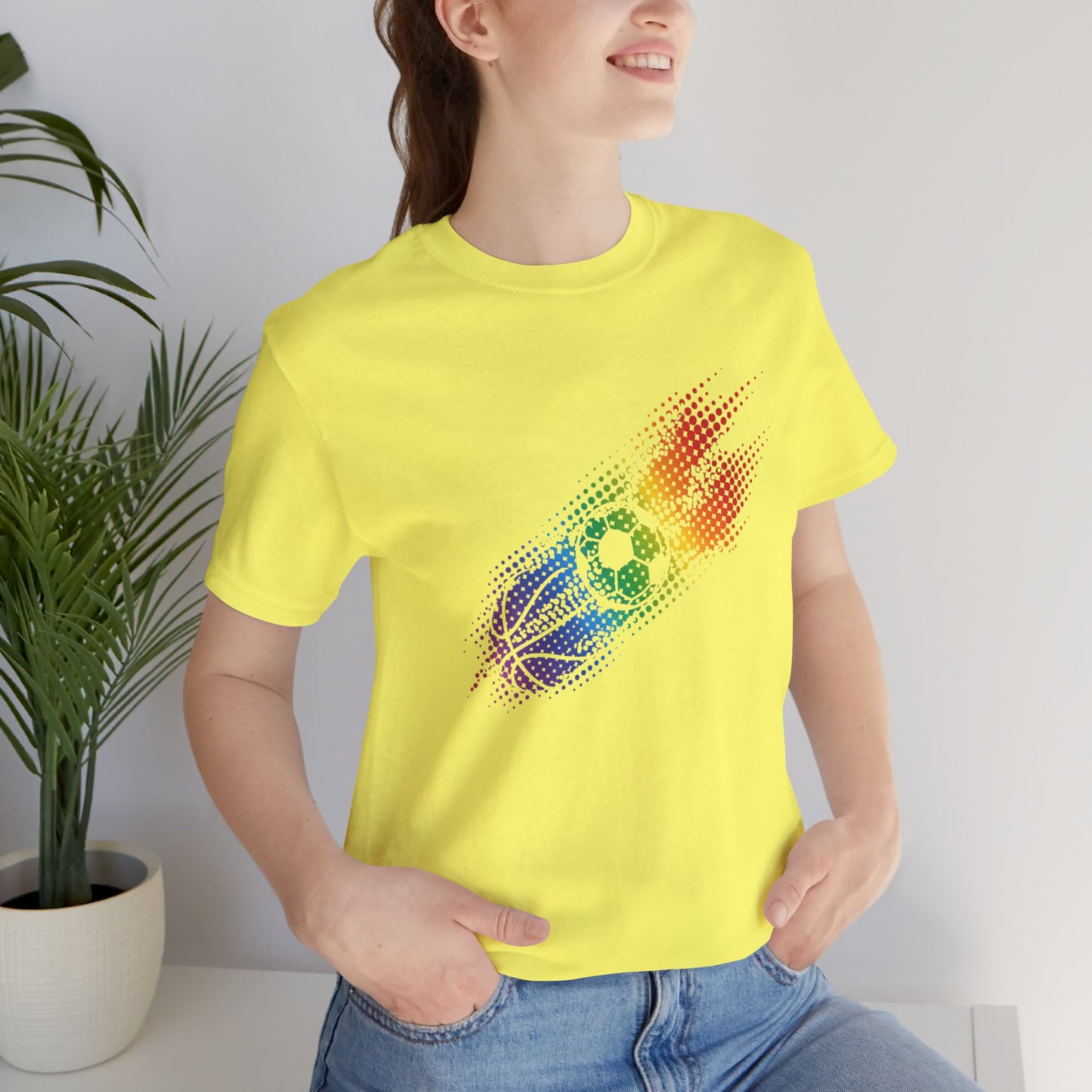 Multi-Sports Rainbow Day Dot Sports Tee, Unisex Tee for Athletes, Fun Gift for Sports Lovers, Ideal for Pride Events, Casual Wear