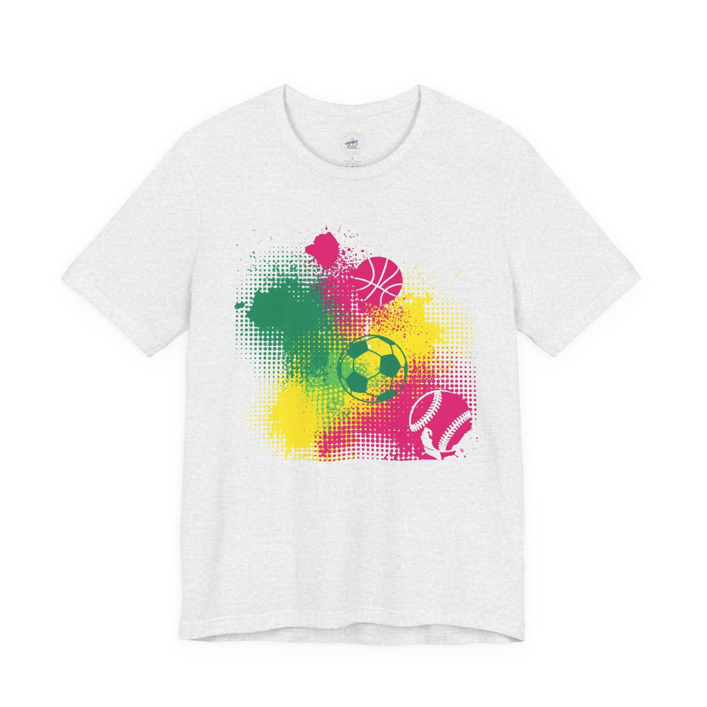Day Dot Style Vibrant Sports Tee, Unisex Jersey Short Sleeve Shirt, Athletic Wear, Gift for Sports Lovers, Casual Everyday T-Shirt