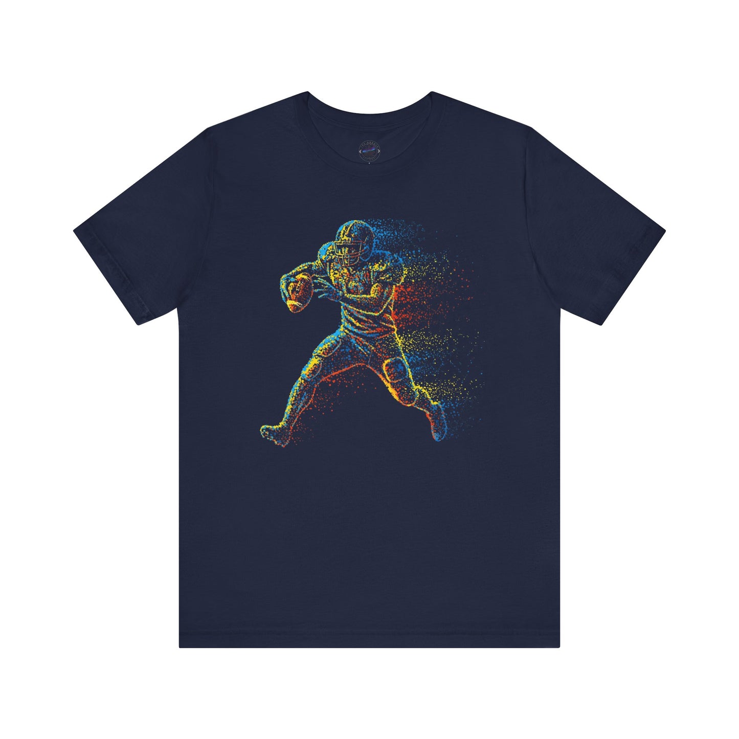 Day Dot Style Colorful Sports Football Action Tee, Perfect for Athletes, Fitness Enthusiasts, Gifts, Casual Wear, Game Day Shirt, Unisex Jersey T-Shirt