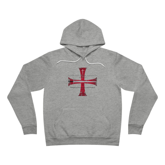 Nordik OutPost-Faith-Inspired Unisex Hoodie with Cross and Sword