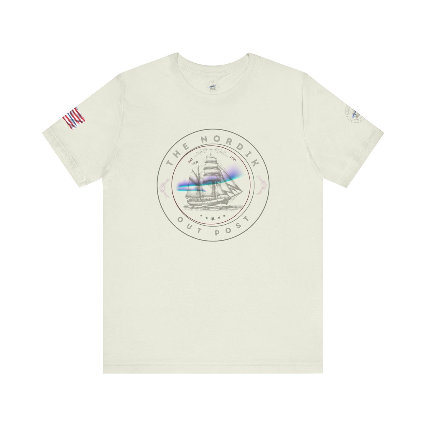 Our Shop Logo Sailor's Dream Short Sleeve Tee | Nautical Graphic T-shirt, Summer Tee, Casual Wear, Gift for Sailors, Coastal Style