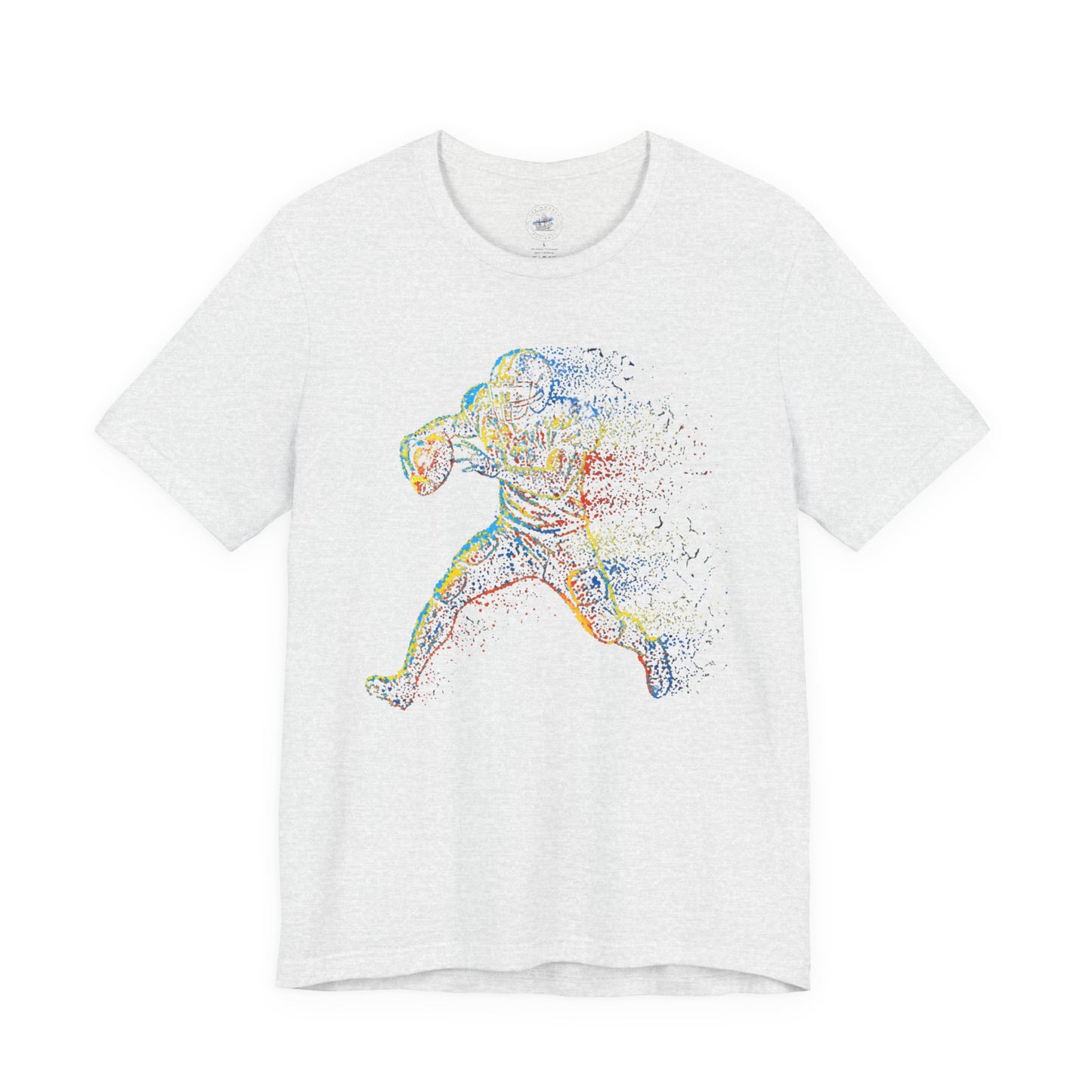 Day Dot Style Colorful Sports Football Action Tee, Perfect for Athletes, Fitness Enthusiasts, Gifts, Casual Wear, Game Day Shirt, Unisex Jersey T-Shirt