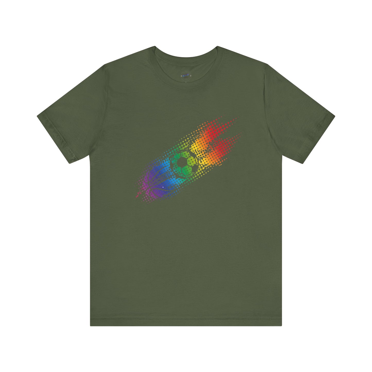 Multi-Sports Rainbow Day Dot Sports Tee, Unisex Tee for Athletes, Fun Gift for Sports Lovers, Ideal for Pride Events, Casual Wear